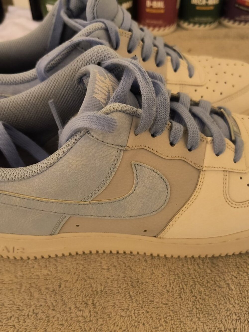 Nike Air Force 1 Light Blue Mens Size 10.5